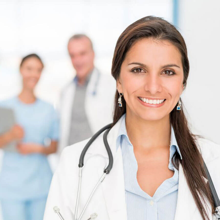 Doctors and healthcare workers